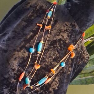 Elegant Multi-Color Beaded Necklace
